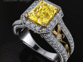 Custom-yellow-diamond-ring