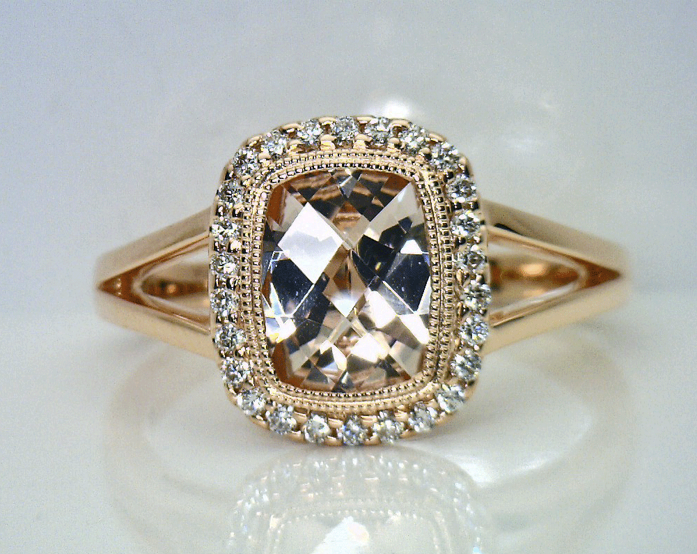 morganite ring morganite ring